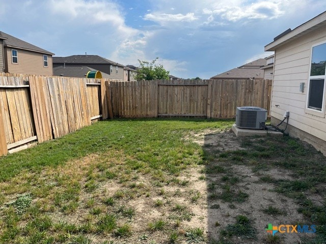 1421 Breanna Ln, Kyle, TX 78640 - view of yard featuring central air condition unit