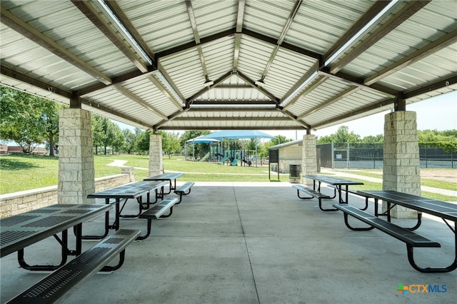 1104 Saint Williams Ave, Round Rock, TX 78681 - view of property's community with a patio and a gazebo