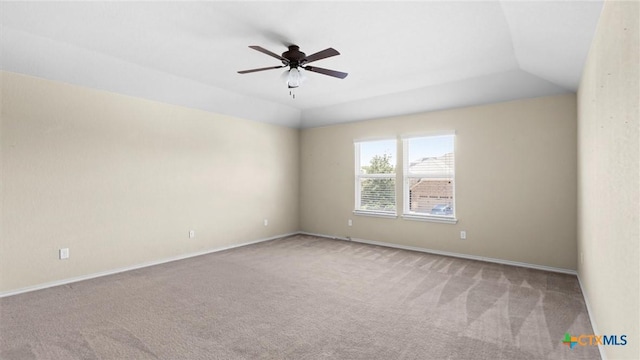647 Ridgeglen Dr, New Braunfels, TX 78130 - carpeted spare room featuring ceiling fan and baseboards