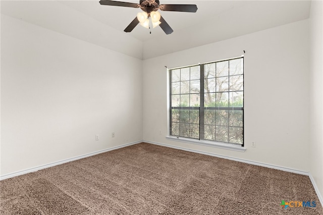 2301 Big Divide Rd, Copperas Cove, TX 76522 - carpeted spare room featuring a ceiling fan and baseboards