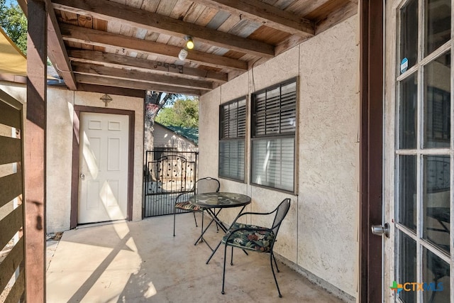 exterior space featuring a patio