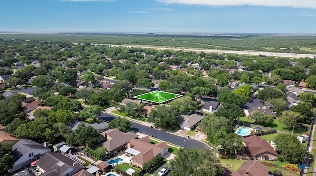 205 Magdalena Dr, Victoria, TX 77904 - drone / aerial view with a residential view
