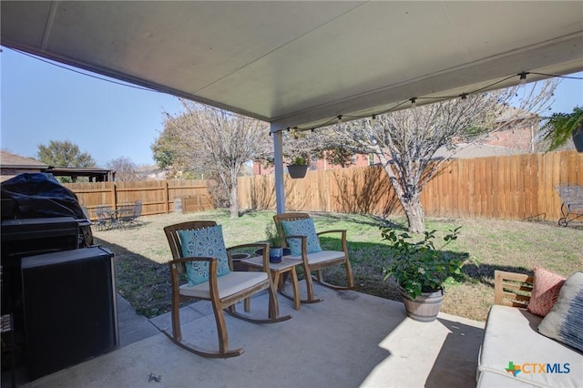 view of patio