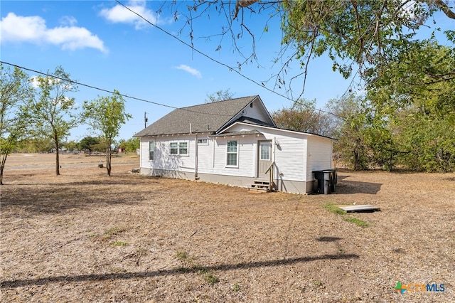 view of rear view of property