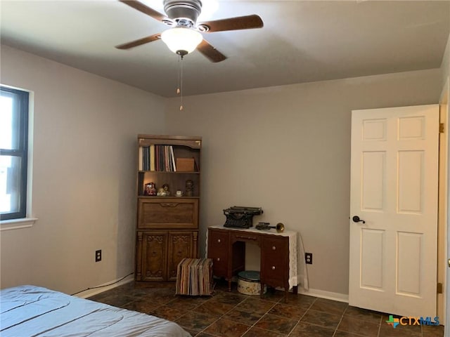 3002 Veterans Ave, Copperas Cove, TX 76522 - bedroom featuring multiple windows and ceiling fan