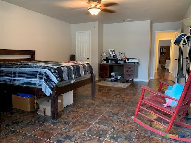 3002 Veterans Ave, Copperas Cove, TX 76522 - bedroom featuring baseboards and ceiling fan