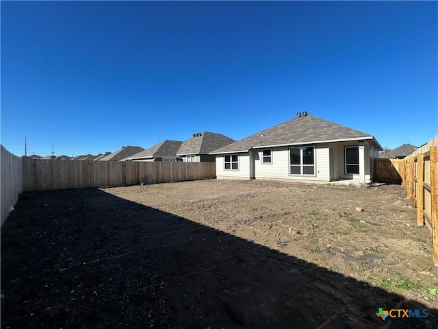 view of rear view of property