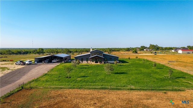 12093 Sulphur Springs Rd, Adkins, TX 78101 - view of front of property featuring a view of rural / pastoral area, driveway, a carport, and fence