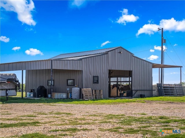 12093 Sulphur Springs Rd, Adkins, TX 78101 - view of pole building