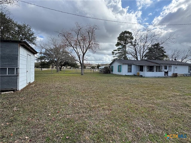 view of yard