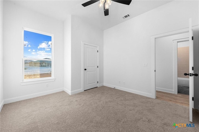 126 Overlook Trl, Copperas Cove, TX 76522 - unfurnished bedroom featuring carpet, baseboards, and a ceiling fan