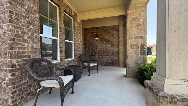 9516 Glynhill Ct, Killeen, TX 76542 - view of patio / terrace with covered porch