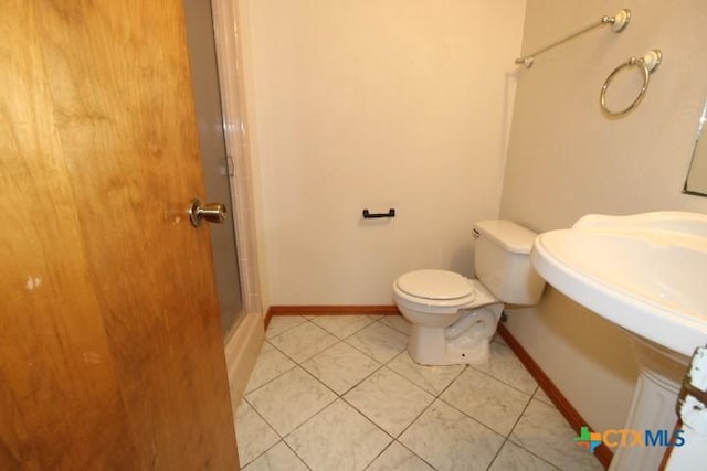 1306 Dryden Ave, Copperas Cove, TX 76522 - full bathroom with a shower with shower door and tile patterned flooring