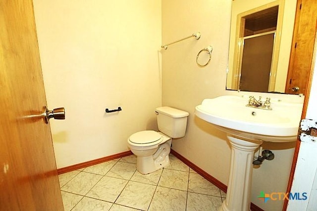 1306 Dryden Ave, Copperas Cove, TX 76522 - bathroom featuring tile patterned flooring and an enclosed shower