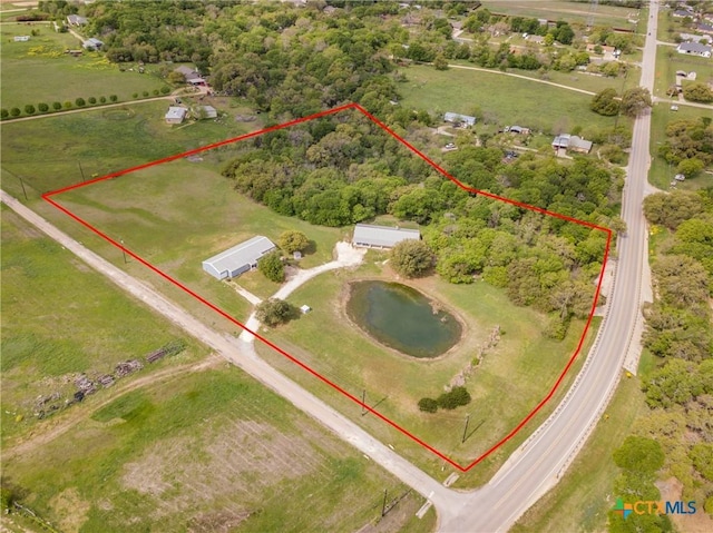 14380 Spotted Horse Ln, Salado, TX 76571 - drone / aerial view with a rural view