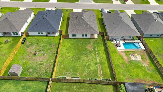 8903 Cantera Ridge Rd, Temple, TX 76502 - aerial perspective of suburban area with a pool area