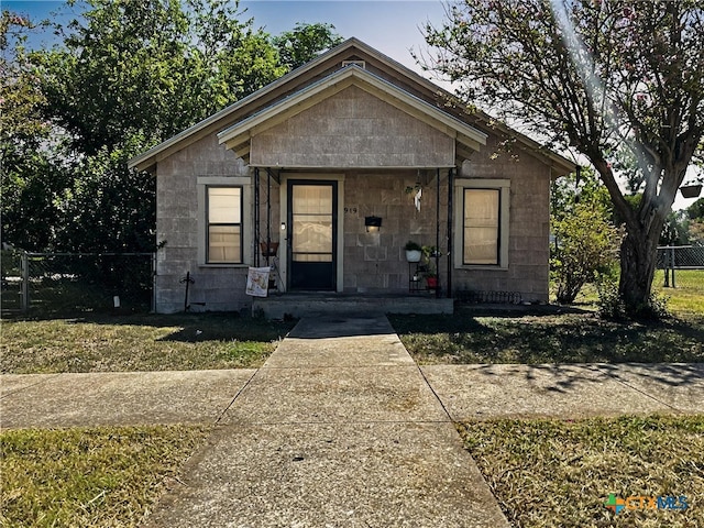 view of bungalow-style house