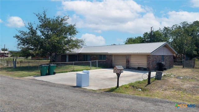 view of ranch-style home