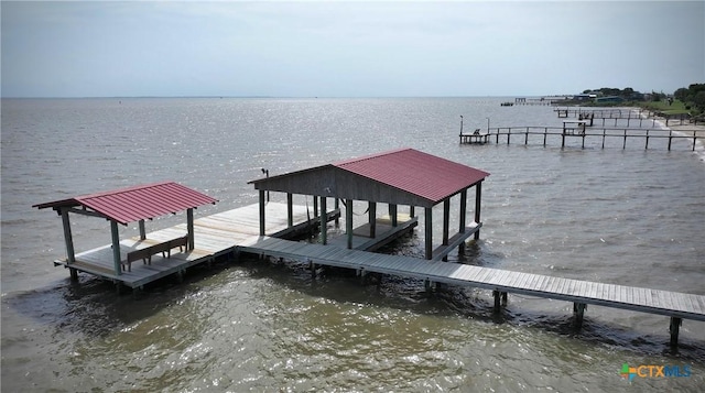 430 N Blackburn Ave, Port Lavaca, TX 77979 - dock with a water view and boat lift