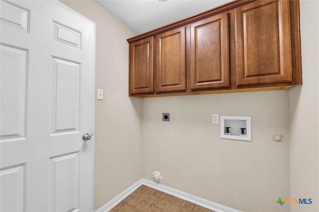 5708 High Meadow Dr, Temple, TX 76502 - washroom featuring cabinet space, hookup for a washing machine, hookup for an electric dryer, and gas dryer hookup