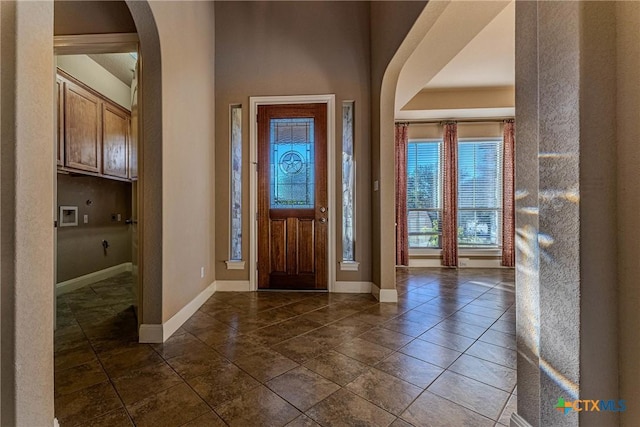 view of tiled entryway