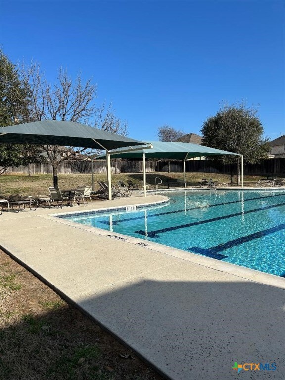 243 Arendes Dr, New Braunfels, TX 78132 - community pool featuring a patio