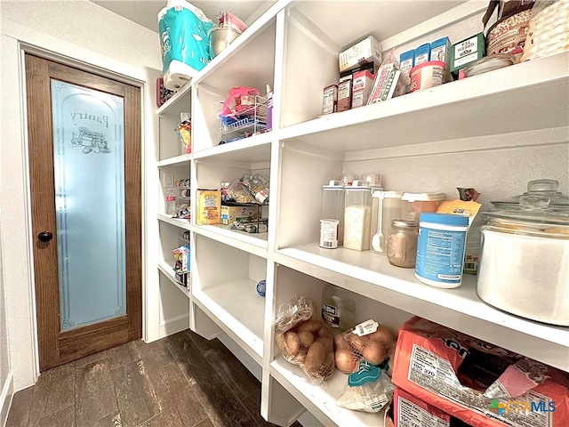 view of pantry