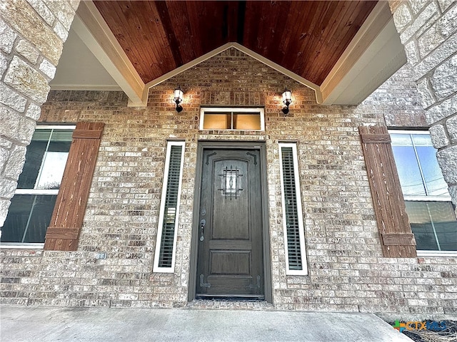 view of property entrance