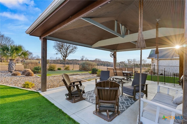 view of patio