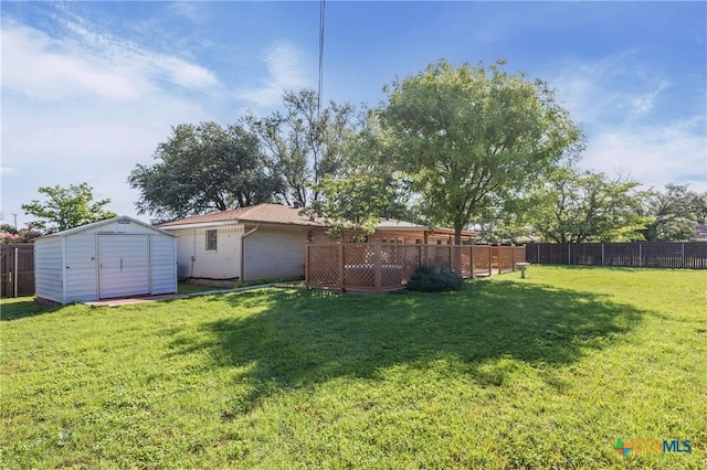 3301 Antelope Trl, Temple, TX 76504 - view of yard featuring a storage shed