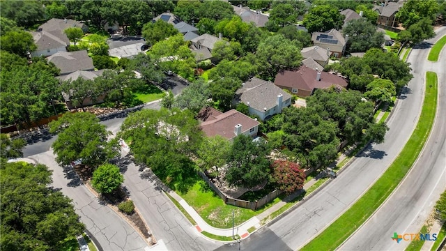 aerial perspective of suburban area