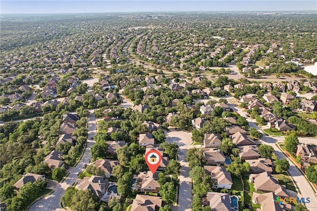 view of property location with nearby suburban area