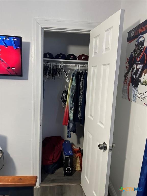 view of closet