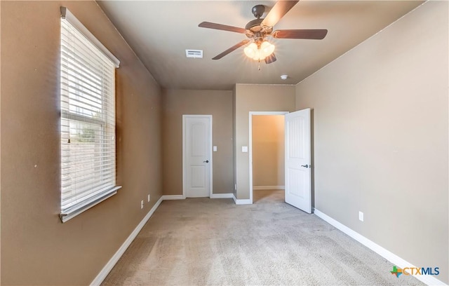 2508 Mugho Dr, Harker Heights, TX 76548 - unfurnished bedroom featuring carpet and a ceiling fan