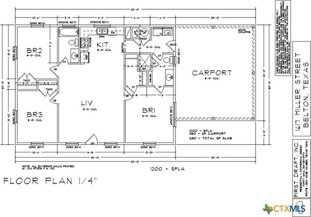 1617 E Miller St, Belton, TX 76513 - floor plan / room layout