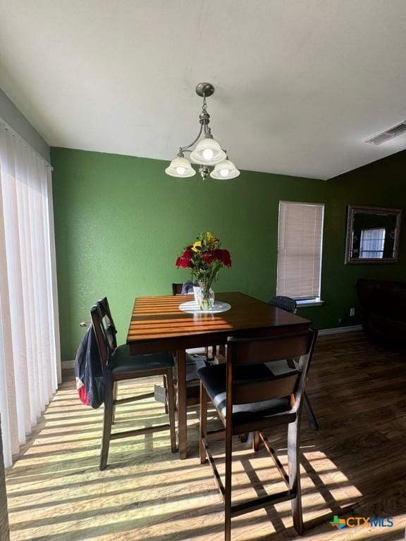 dining room featuring hardwood / wood-style floors