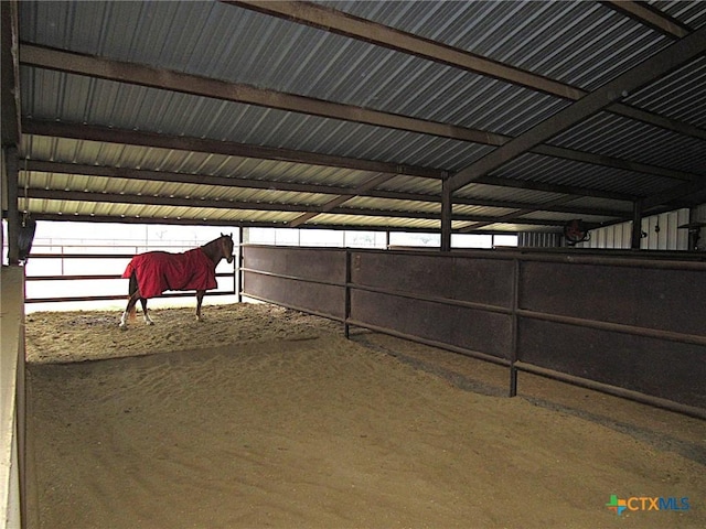 view of stable