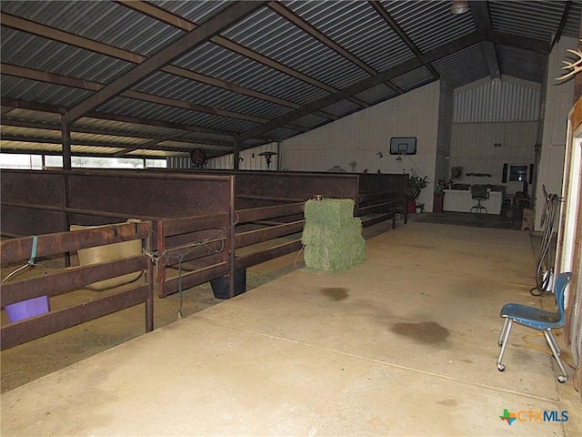 view of stable