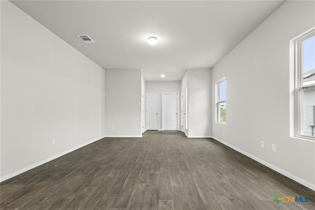 124 Linnet Ln, Maxwell, TX 78656 - empty room with dark wood-type flooring and baseboards