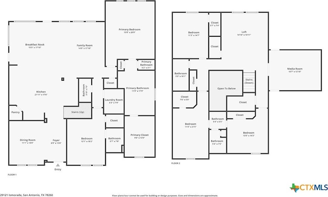29121 Ismorada, San Antonio, TX 78260 - property floor plan