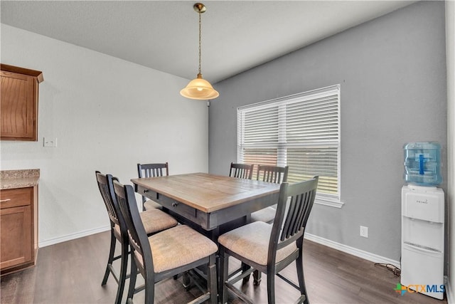 2506 Alamocitos Creek Dr, Killeen, TX 76549 - dining area featuring dark wood-type flooring and baseboards