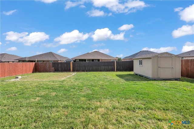 2506 Alamocitos Creek Dr, Killeen, TX 76549 - view of yard with a storage shed and an outbuilding