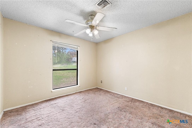 14311 Arrowood, San Antonio, TX 78233 - carpeted spare room with ceiling fan and a textured ceiling