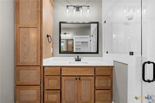 101 Dana Point Rd, Lorena, TX 76655 - bathroom featuring vanity and a shower