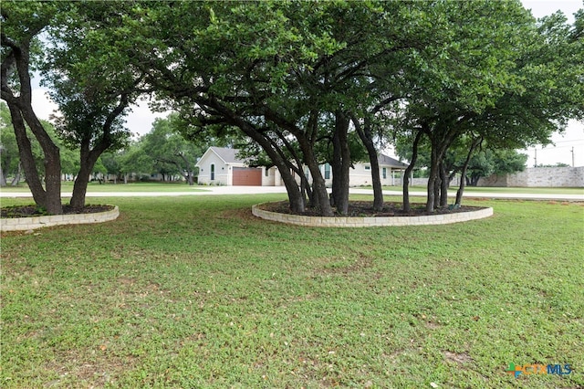 200 Wood Cv, Georgetown, TX 78633 - view of green lawn featuring a garage