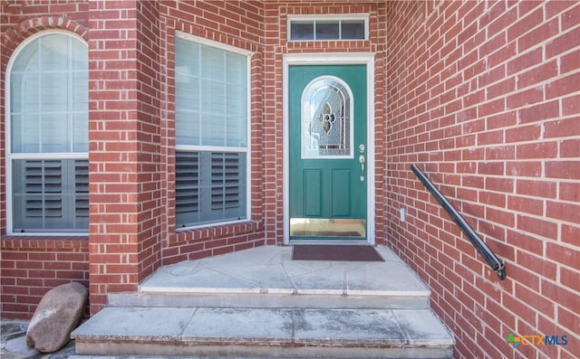 1935 Grandview Dr, Salado, TX 76571 - entrance to property featuring brick siding