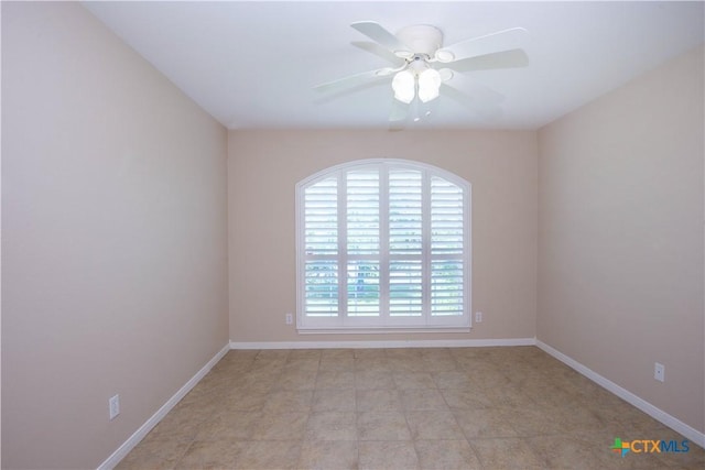 1935 Grandview Dr, Salado, TX 76571 - spare room with a ceiling fan and baseboards