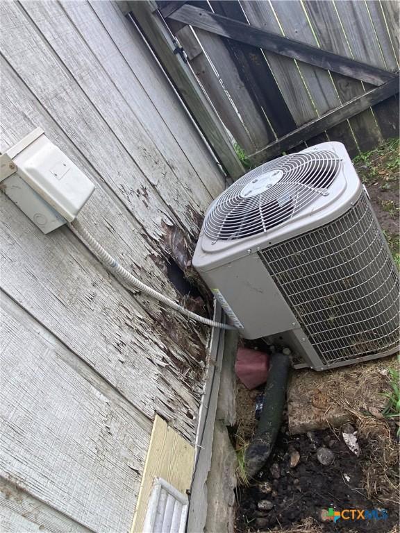 1318 Deupree Dr, Austin, TX 78753 - exterior view of central air condition unit