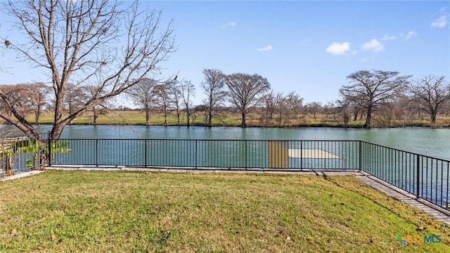 view of water feature