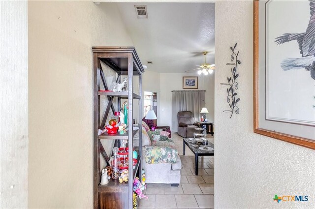 3302 Southhill Dr, Killeen, TX 76549 - hall featuring tile patterned flooring and a textured wall